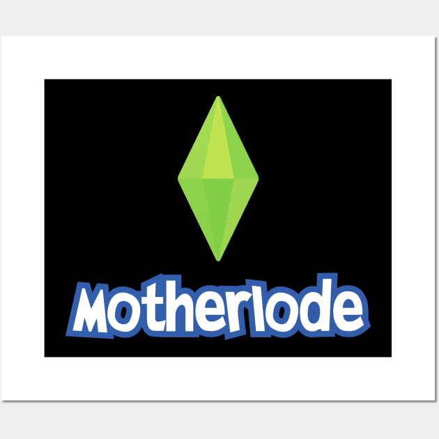 The Sims Motherlode Wall Art by Craftee Designs